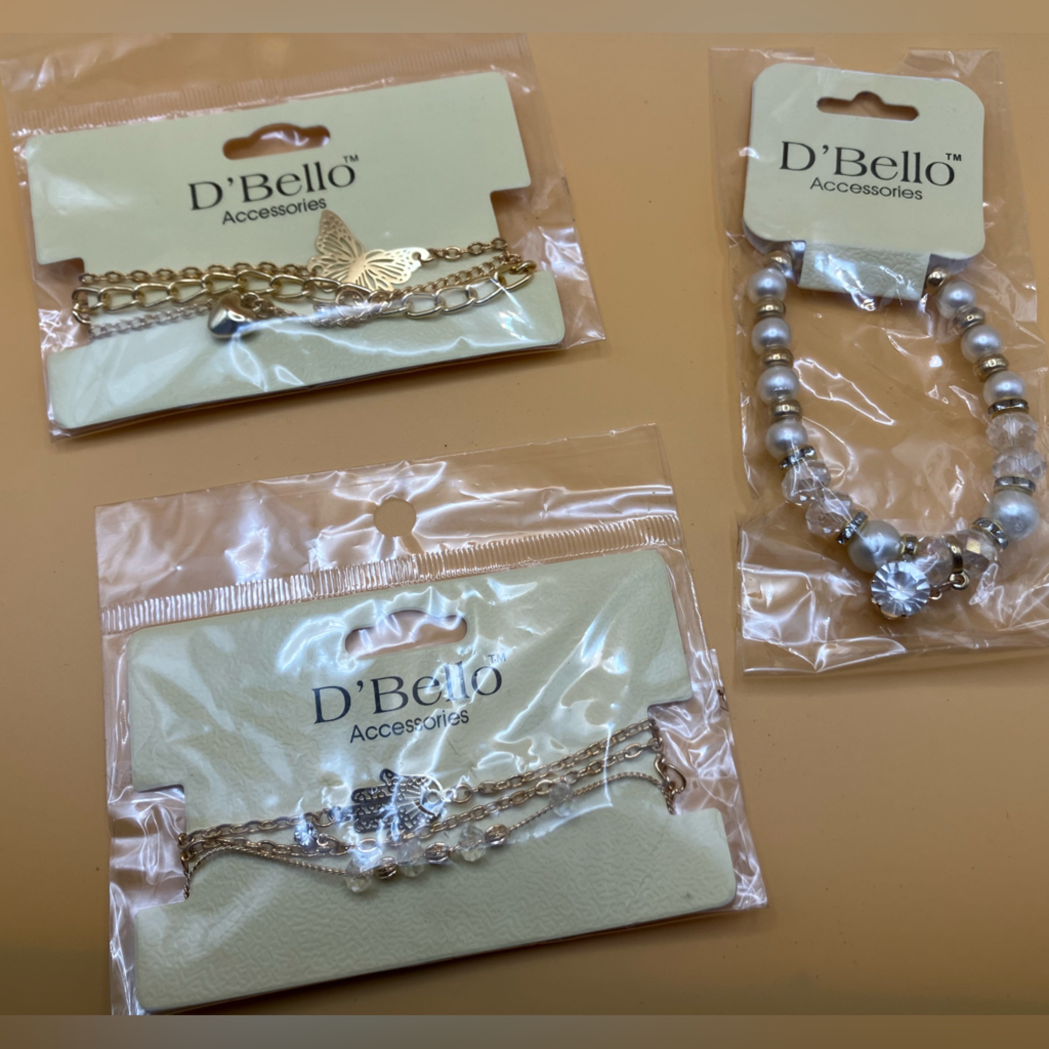 Gold And Silver Bracelet Set 12$
